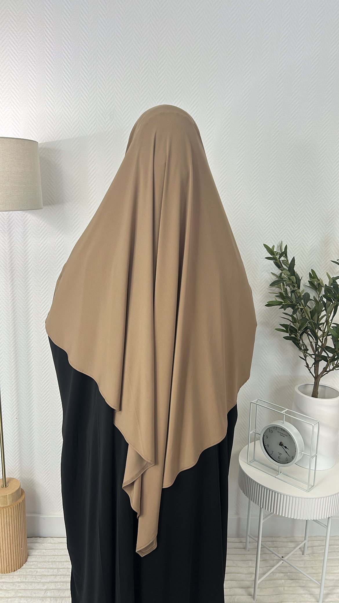 Khimar jersey premium épais Terracota