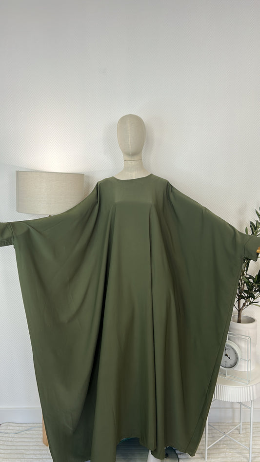 Abaya saoudienne vert olive